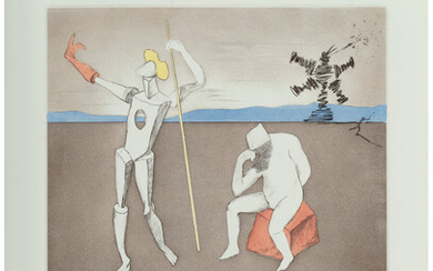 Salvador Dali (1904-1989), Off to Battle, from Historia de Don Quichotte de la Mancha (1980)