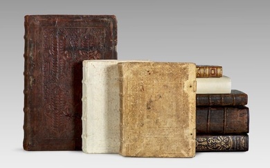 Sammlung von 8 Messbüchern in zeitgenössischen (7) Einbänden.