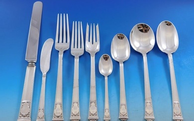 San Lorenzo by Tiffany and Co Sterling Silver Flatware Service Set 222 pieces