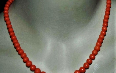 Sardinian CORAL * gold - Necklace Coral