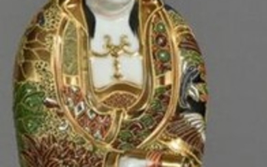 Satsuma, Statue de jeune femme en céramique... - Lot 27 - Conan Hôtel d’Ainay