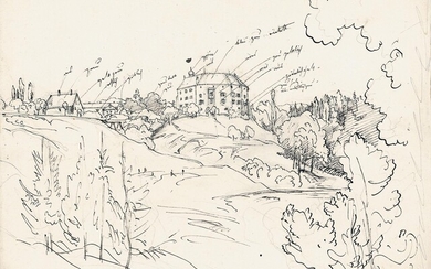 Schloß Schenna bei Meran, um 1841.