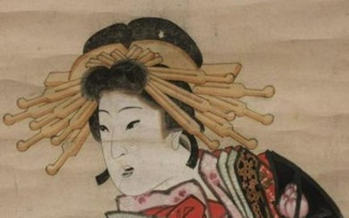 Scroll in style of Kunisada