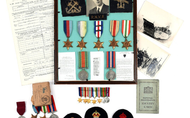 Second World War Naval Commando interest: a collection of medals