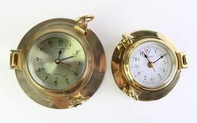 Seiko Porthole Style Clock together with another