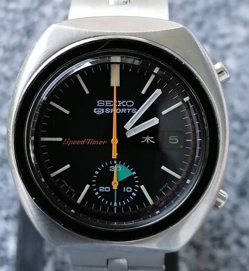 Seiko - Vintage 5 Sports Speed-Timer Chronograph - 6139-8002 
