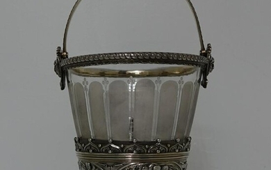 Silver-Plated Victorian Ice Bucket Circa 1860 Elkington