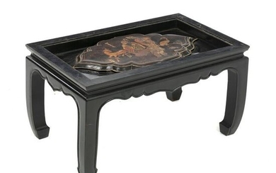 Small lacquered Chinese table, Minguo