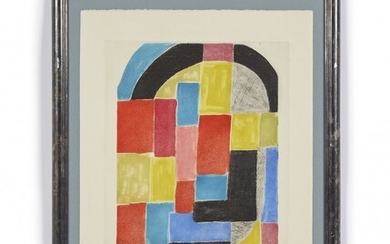 Sonia DELAUNAY (1885 - 1979) Composition orphique - 1970