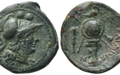 Southern Apulia, Caelia, c. 220-150 BC. Æ Sextans (21.5mm, 6.96)....