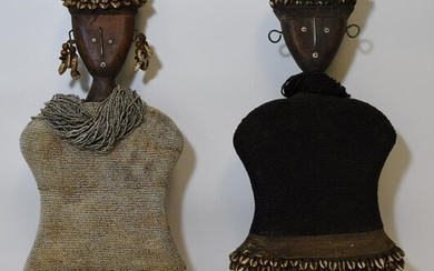 Striking and Rare Pair of East African Figures