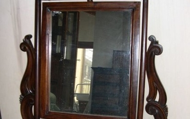 Table mirror (1) - Walnut - Late 19th century