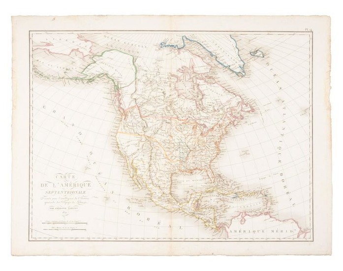 Tardieu's map of North America 1821