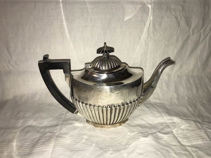 Teapot - .835 silver - Birmingham - Early 20th century