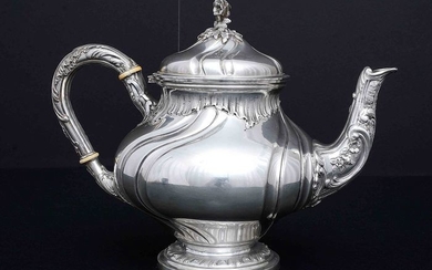 Teapot - .950 silver - Henri Lapeyre (active 1895-1923) - France - Late 19th century