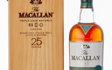 The Macallan 25 Year Old Fine Oak 43.0 abv NV (1 BT70)