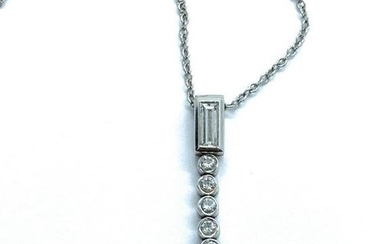 Tiffany & Co Platinum Diamond Jazz Necklace