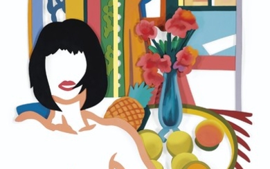 Tom Wesselmann (1931-2004), Monica and Matisse Interior with Phonograph (3-D)