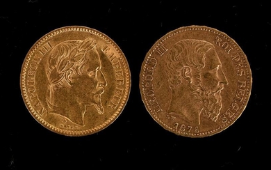 Two 19th Century Gold Coins