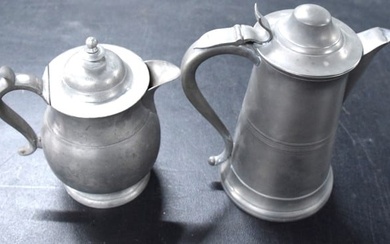 Two Piece Pewter Lot