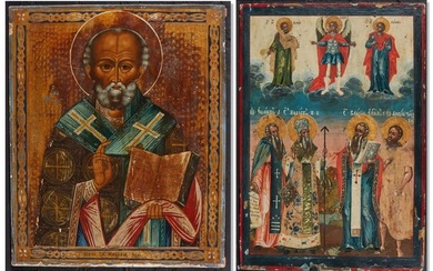 Two Russian icons, 18th-19th century