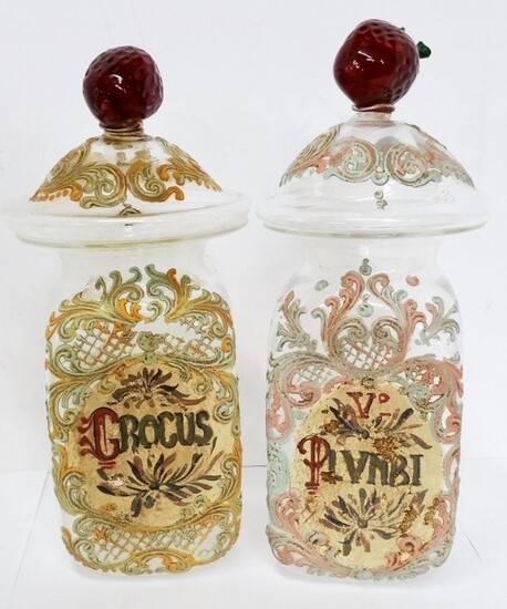 Unique Dorigo Diego Decoart89 Studio Vintage Style Jars