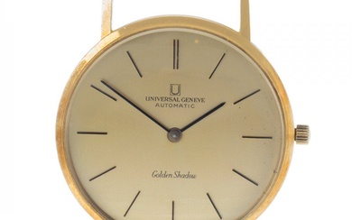 Universal Geneve Automatic Golden Shadow boîtier de montre en or jaune 18kt, ref. 166110/02, n.2545.299....