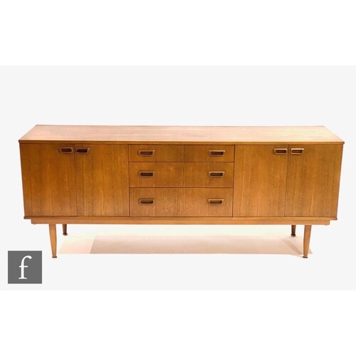 Unknown - A 1960s teak 'Long Tom' style sideboard, fitted wi...