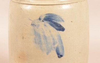 Unsigned 19th Century Stoneware Storage Jar.