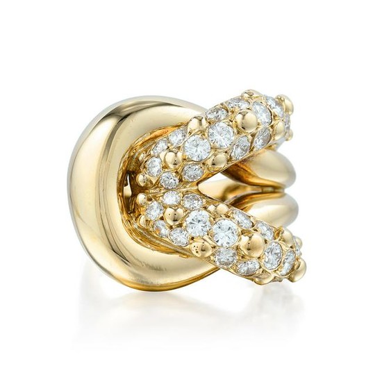 Van Cleef & Arpels Diamond Knot Ring