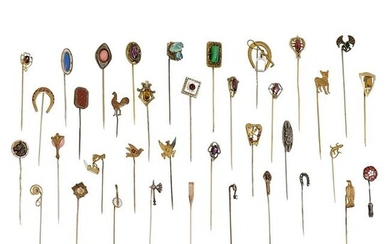 Various Ages & Origins stick pins, 37
