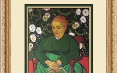 Vincent Van Gogh Woman Rocking a Cradle Custom Framed Print