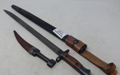 Vintage sword and dagger
