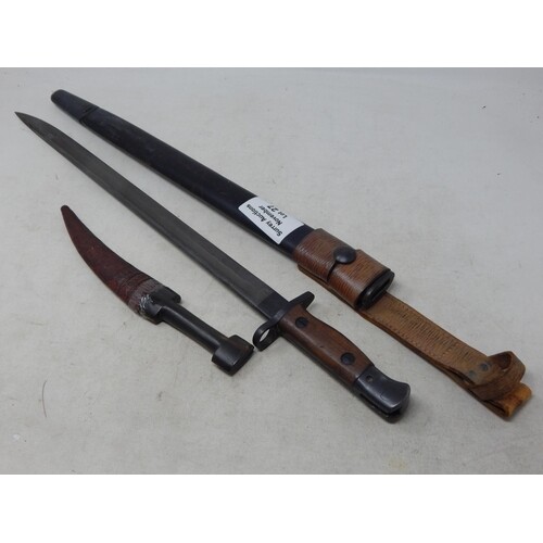 Vintage sword and dagger