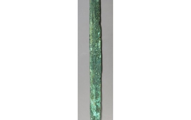 Ⓦ A BRONZE SHORTSWORD, PROBABLY CIRCA 100-800 B.C.