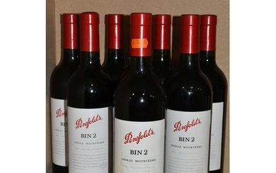 WINE, Eight Bottles of PENFOLDS BIN 2 SHIRAZ MOURVEDRE 2012 ...