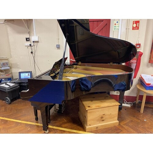 Yamaha c1986) A 6ft Model G3 grand piano in a bright ebonise...