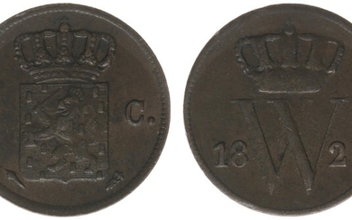 1 Cent 1828/1 U (Sch. 331), overdate variety - F/VF...