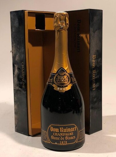1 bouteille CHAMPAGNE "Dom Ruinart", Ruinart 1978 (coffret)