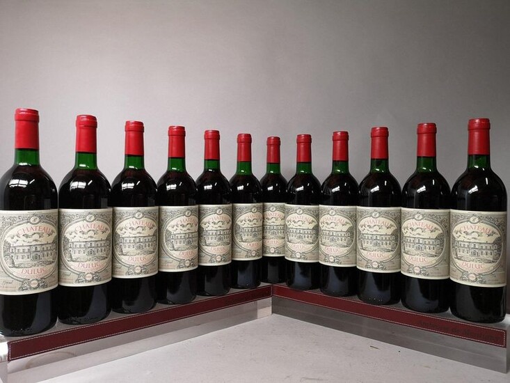 12 bottles CHATEAU DULUC 2nd wine of CHATEAU BRANAIRE DUCRU - St. Julien 1986