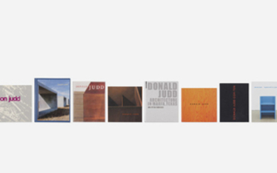Donald Judd monographs, fifteen