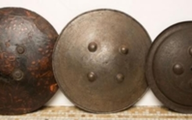 Three Indo-Persian Style Metal Shields