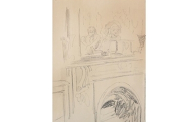 WALTER RICHARD SICKERT, A.R.A. (1860-1942) Theatre balcony pencil...