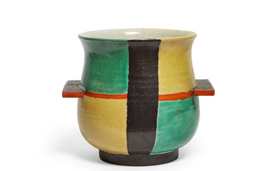 A Wiener Werkstatte glazed earthenware vase