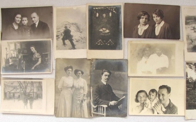 13 Antique photos of a Jewish family, Grodno, Poland. 1920-30’s.