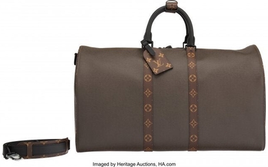 Louis Vuitton Khaki Taiga Leather & Monogram Coa