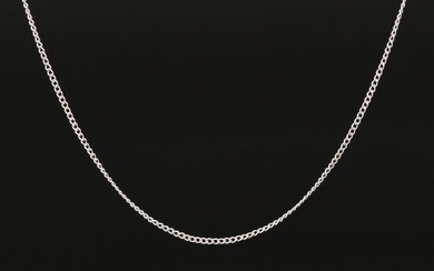 14K Curb Chain Necklace with Extender