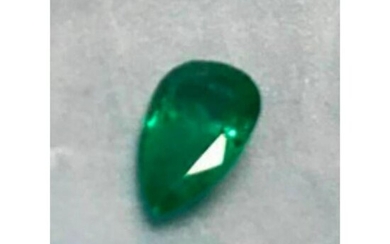 1.65ct Pear Shape Cut Emerald Gemstone