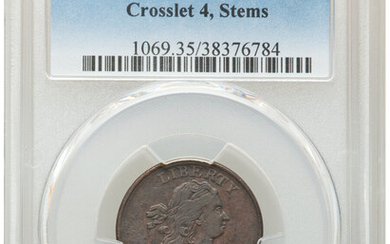 1804 1/2 C Crosslet 4, Stems, BN, MS