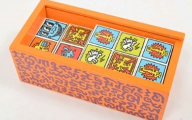 Keith Haring dominoes
